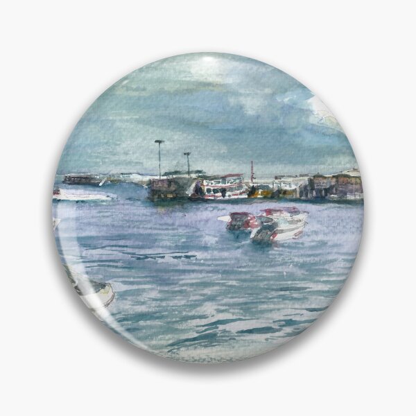 Item preview, Harbor Calm designed and sold by The Hueman.