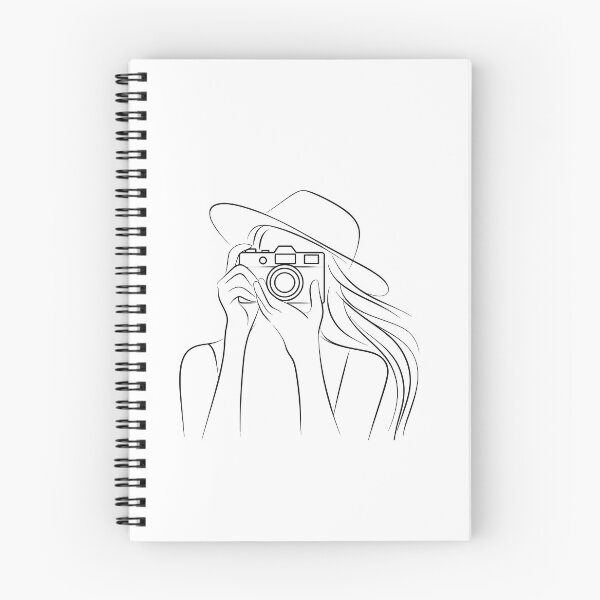 Item preview, Woman with Camera and Hat designed and sold by jkrphoto.