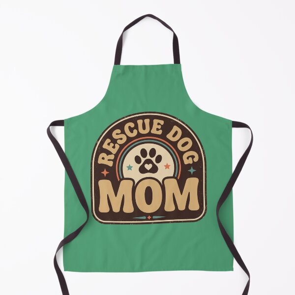 Item preview, Vintage Rescue Dog Mom - 70s Style Distressed Pet Lover designed and sold by InkWeaveShop.