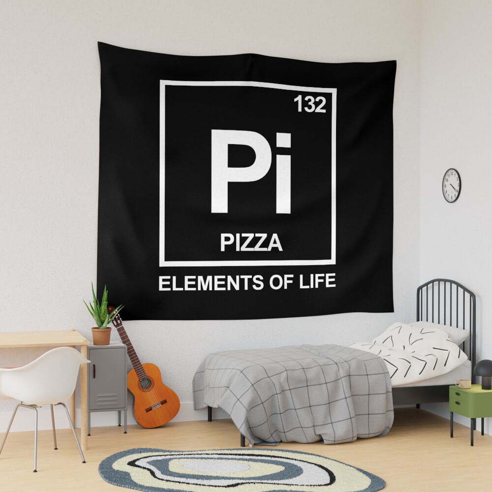 Elements of life: 132 pizza periodic table Sticker by