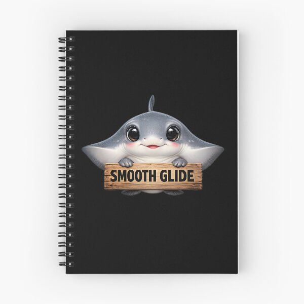 Item preview, Smooth Glide Cute Stingray Wooden Sign designed and sold by EimSol.