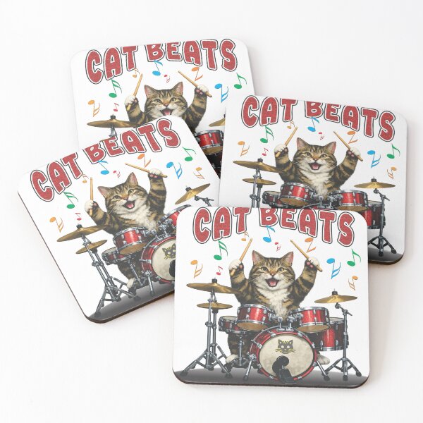 Item preview, Cat Beats-Unisex T-shirt, distinctive design and tailored for everyone designed and sold by RJRDesignStore1.