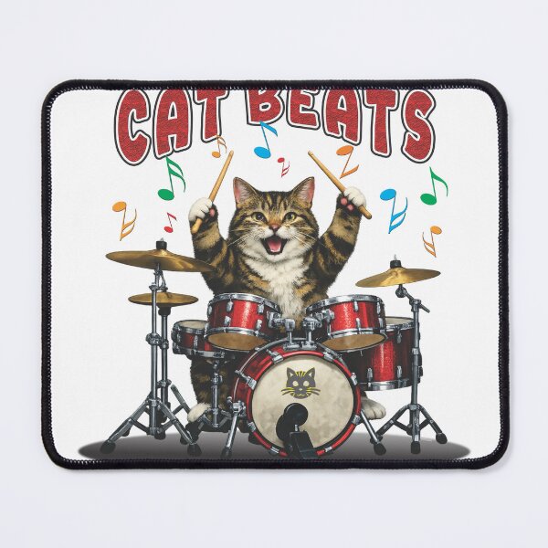 Item preview, Cat Beats-Unisex T-shirt, distinctive design and tailored for everyone designed and sold by RJRDesignStore1.