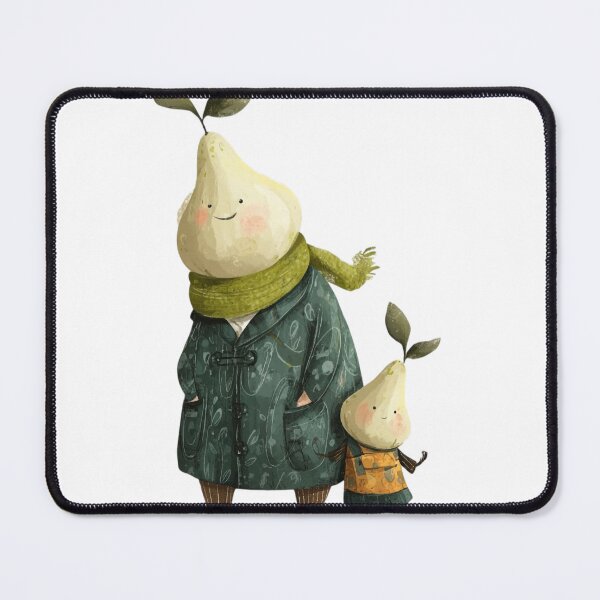 Item preview, Pear Mother and Child Whimsical Watercolor Mother's Day designed and sold by BigStar-Cart.