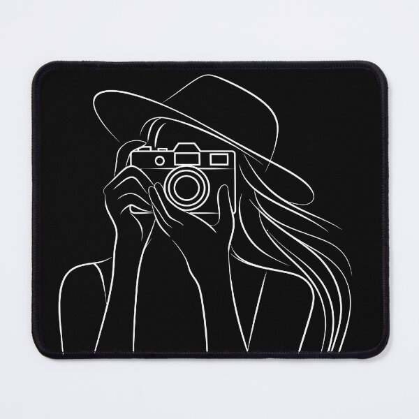 Item preview, Woman with Camera and Hat designed and sold by jkrphoto.