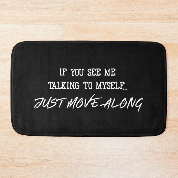 Item preview, Funny Introvert Quote – Talking to Myself Humor designed and sold by La-Nuna.