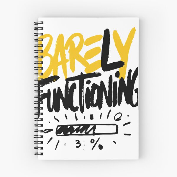 Item preview, Barely Functioning at Three Percent designed and sold by IslandTyped.