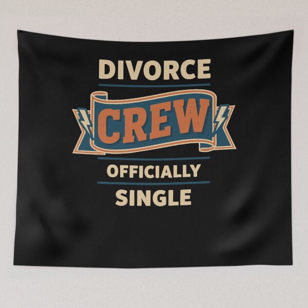 Item preview, Divorce Crew Officially Single Divorce Party Newly designed and sold by LuminOrb.