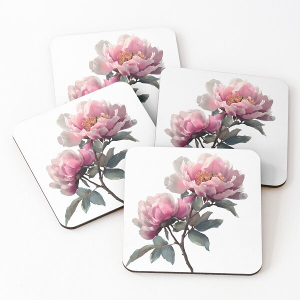 Item preview, Elegant Pink Peony Botanical Art for Mom's Special Day designed and sold by BigStar-Cart.