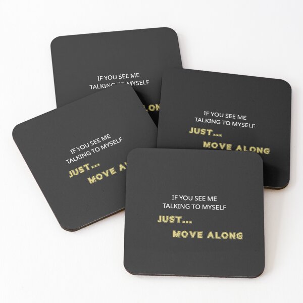 Item preview, Copy of Funny Introvert Quote – Talking to Myself Humor designed and sold by La-Nuna.