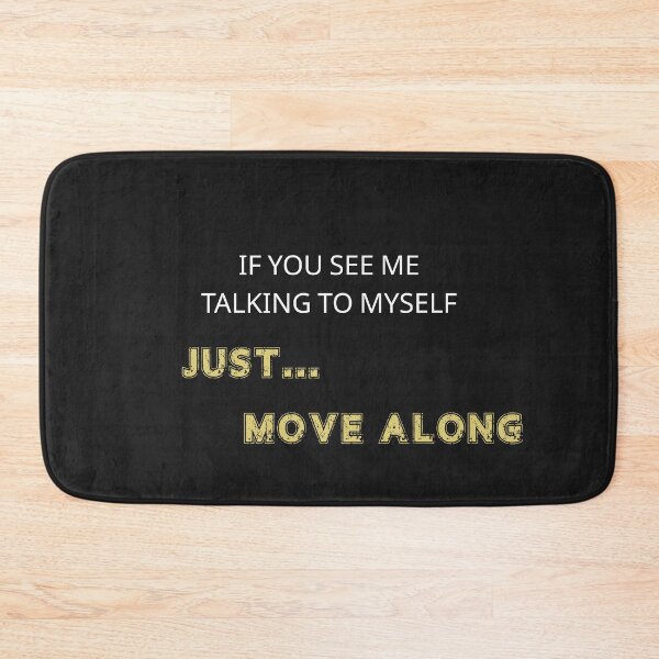 Item preview, Copy of Funny Introvert Quote – Talking to Myself Humor designed and sold by La-Nuna.