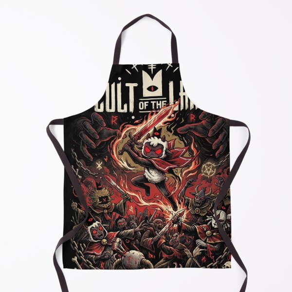 Item preview, Cult of the Lamb The Lamb Red Crown Cult Leader Iconic Design designed and sold by Senpaiwaves.