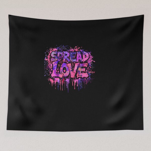 Item preview, Authentic Graffiti Vibes | Spread Love | Spray Paint Style designed and sold by typoinspired.