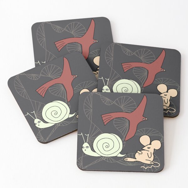 Item preview, Bird Mouse Snail designed and sold by LittleCatten.
