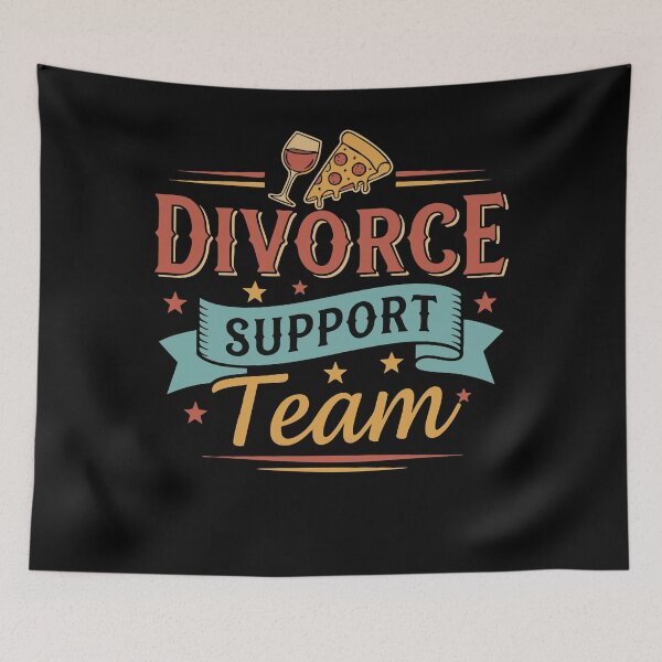 Item preview, Divorce Support Team Newly Divorced Divorce Party designed and sold by LuminOrb.
