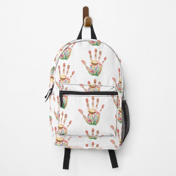Item preview, Handprint with wildflowers and butterfly  designed and sold by uunaa.