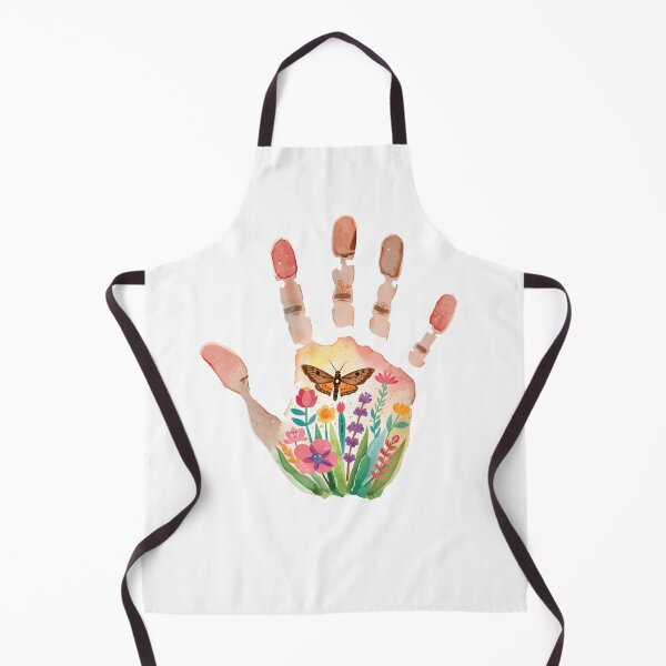 Item preview, Handprint with wildflowers and butterfly designed and sold by uunaa.