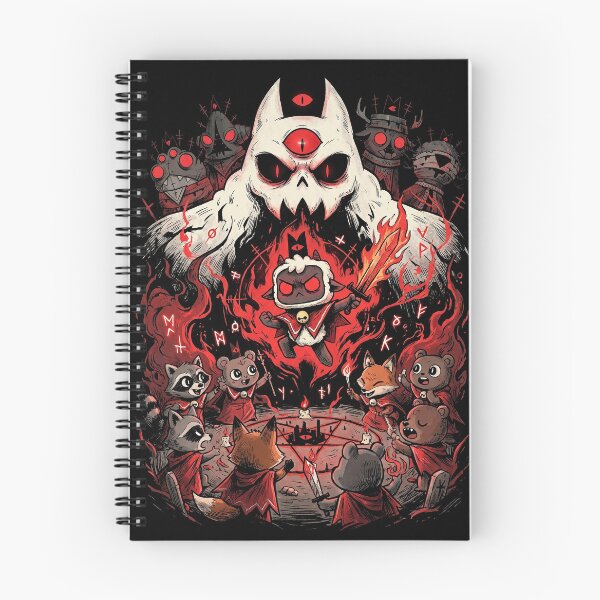 Item preview, Cult of the Lamb White Wool Red Crown Cult Leader Portrait designed and sold by Senpaiwaves.