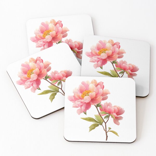 Item preview, Elegant Watercolor Peonies Mother's Day Floral Art designed and sold by BigStar-Cart.
