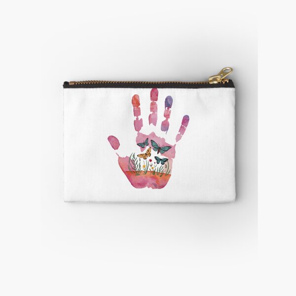 Item preview, Handprint with wildflowers and butterfly  designed and sold by uunaa.