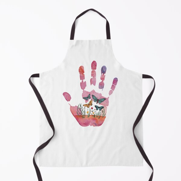 Item preview, Handprint with wildflowers and butterfly designed and sold by uunaa.