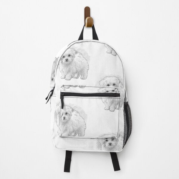 Item preview, Adorable Bichon Frise Puppy Sketch designed and sold by EventPulse.