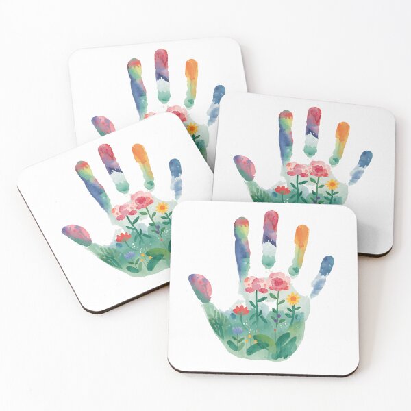 Item preview, Handprint and flowers designed and sold by uunaa.