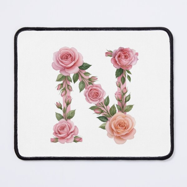 Item preview, Floral Letter N designed and sold by Avenelle.
