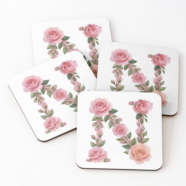 Item preview, Floral Letter N designed and sold by Avenelle.