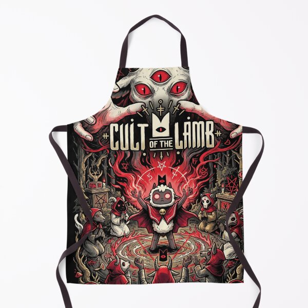 Item preview, Cult of the Lamb Lambert Red Crown Cult Builder Portrait designed and sold by Senpaiwaves.