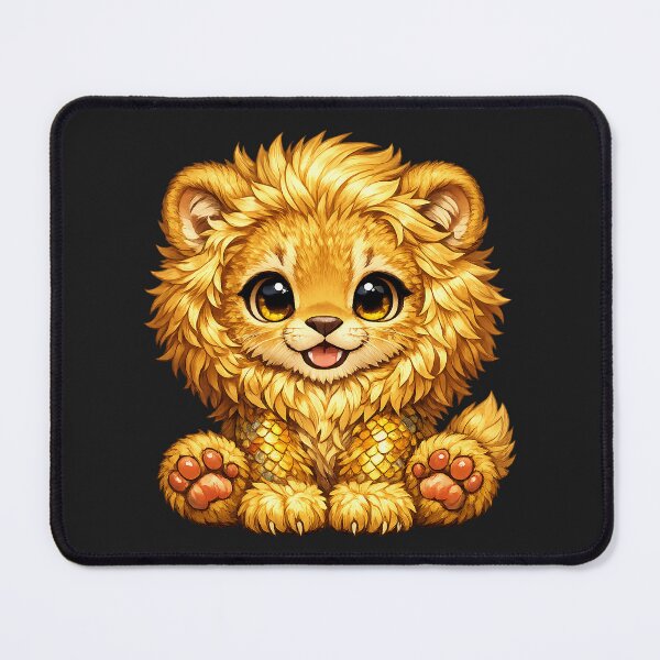 Item preview, Golden Fluffy Lion Cub designed and sold by LindaBurnsidel.