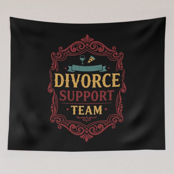 Item preview, Divorce Support Team Newly Divorced Divorce Party designed and sold by LuminOrb.