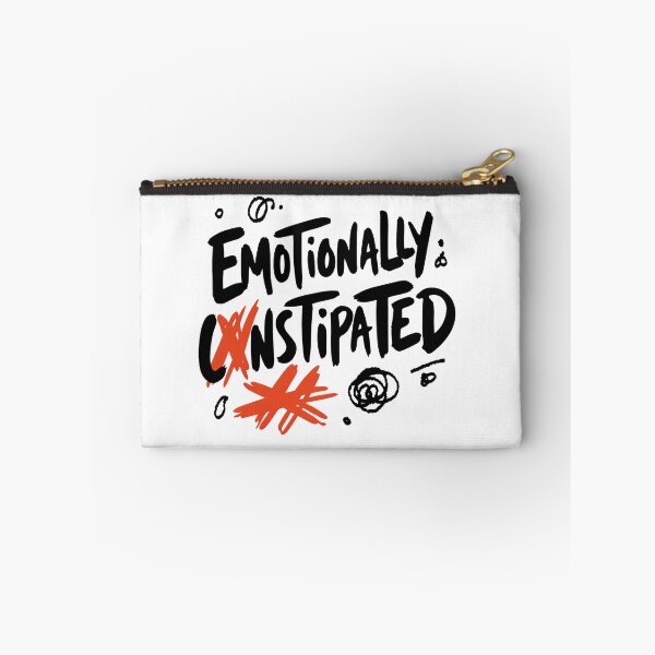 Item preview, Emotionally Constipated Dark Humor Quote designed and sold by IslandTyped.
