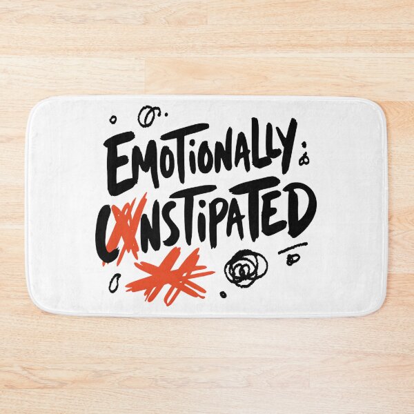 Item preview, Emotionally Constipated Dark Humor Quote designed and sold by IslandTyped.