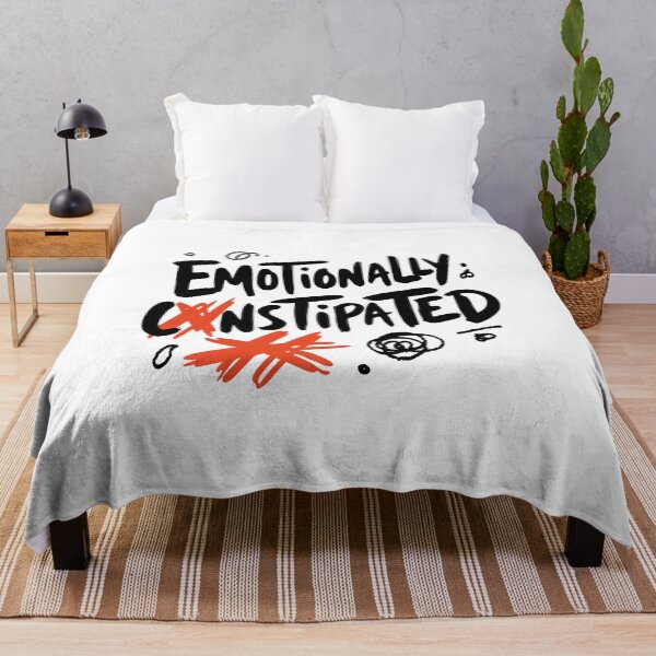 Item preview, Emotionally Constipated Dark Humor Quote designed and sold by IslandTyped.