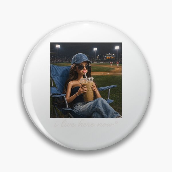Item preview, Copy of Doll Meme I Live Here Now, Baseball Season, Tis The Season designed and sold by vintagearttee.