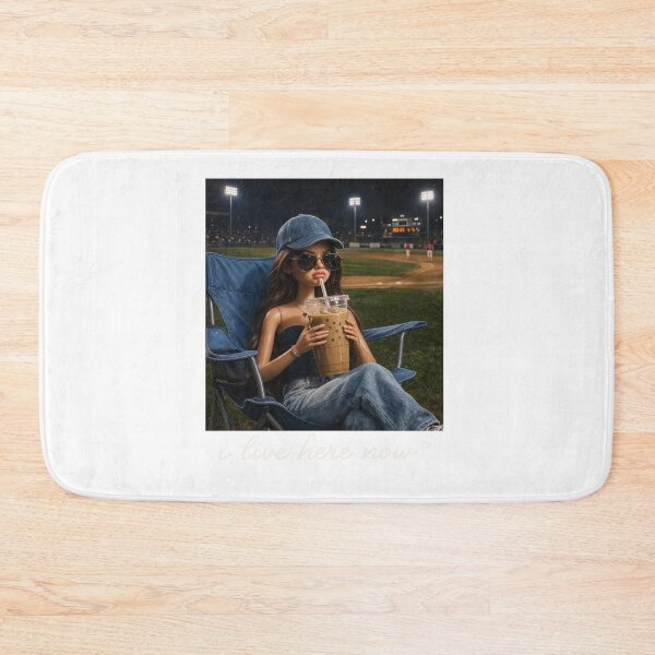 Item preview, Copy of Doll Meme I Live Here Now, Baseball Season, Tis The Season designed and sold by vintagearttee.