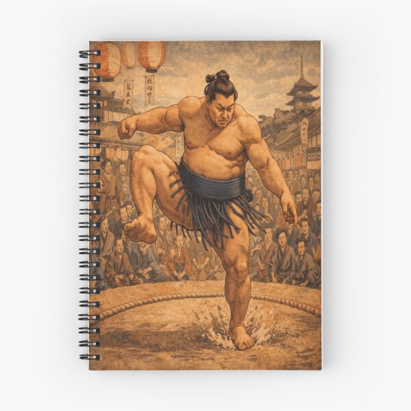 Item preview, Sumo Wrestler Ukiyo-e Vintage Japanese Art Print designed and sold by ArtFreshStudio.