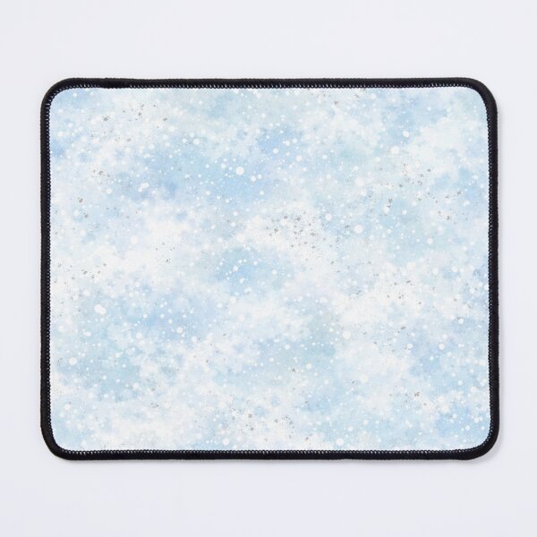 Item preview, Light Blue Silver Batik Pattern, Clean Airy Texture designed and sold by AureliasDesignStudio.