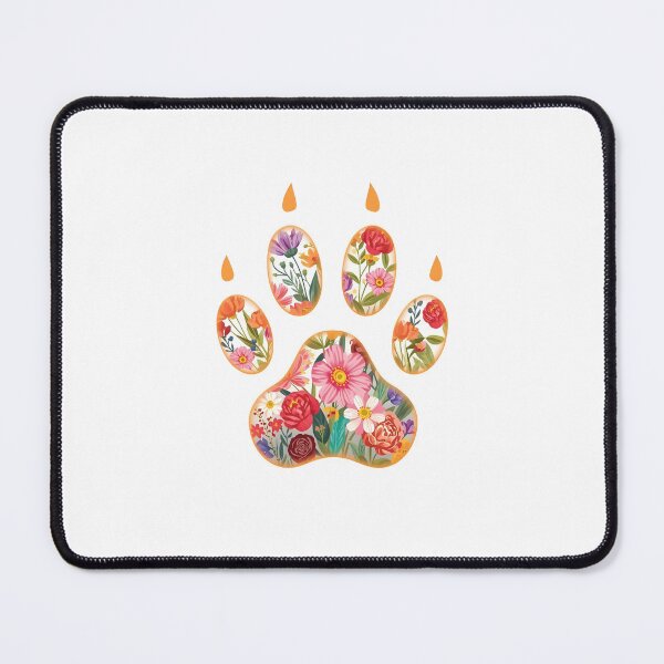 Item preview, Floral Paw Print  designed and sold by uunaa.