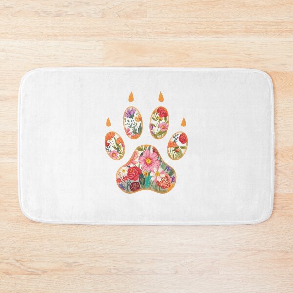 Item preview, Floral Paw Print  designed and sold by uunaa.