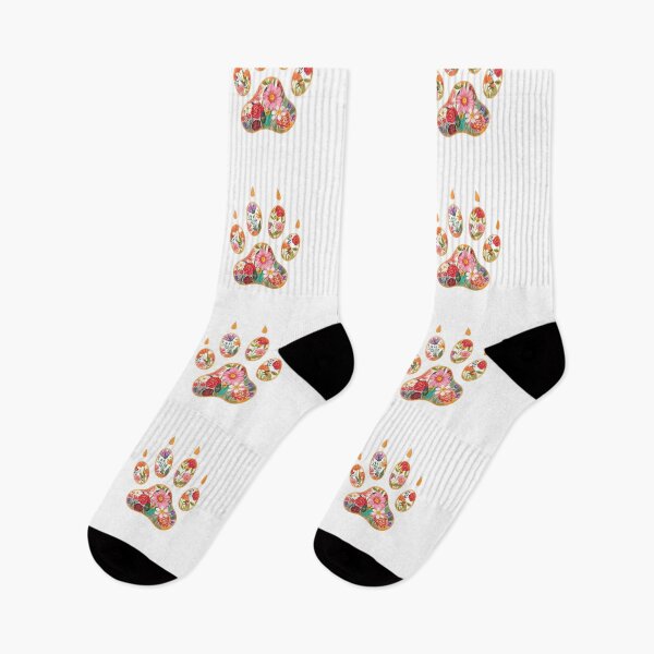 Item preview, Floral Paw Print  designed and sold by uunaa.