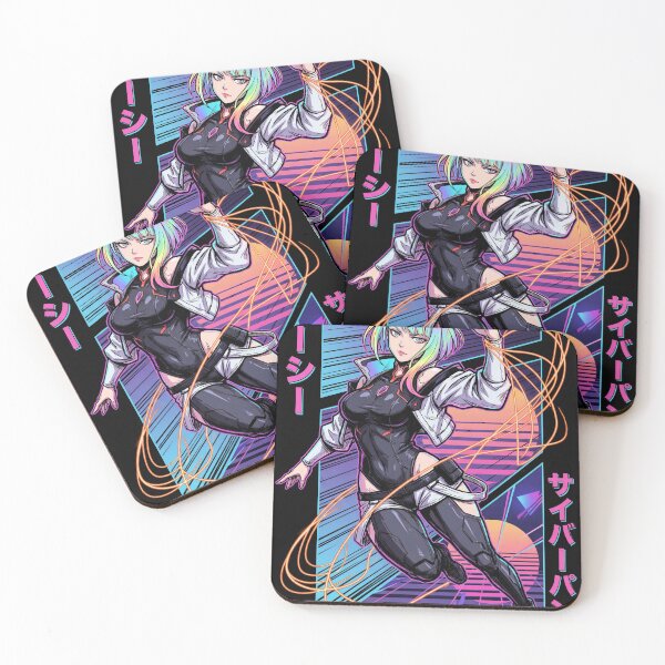 Item preview, Cyberpunk Edgerunners Lucy White Jacket Black Leotard Icon designed and sold by Senpaiwaves.