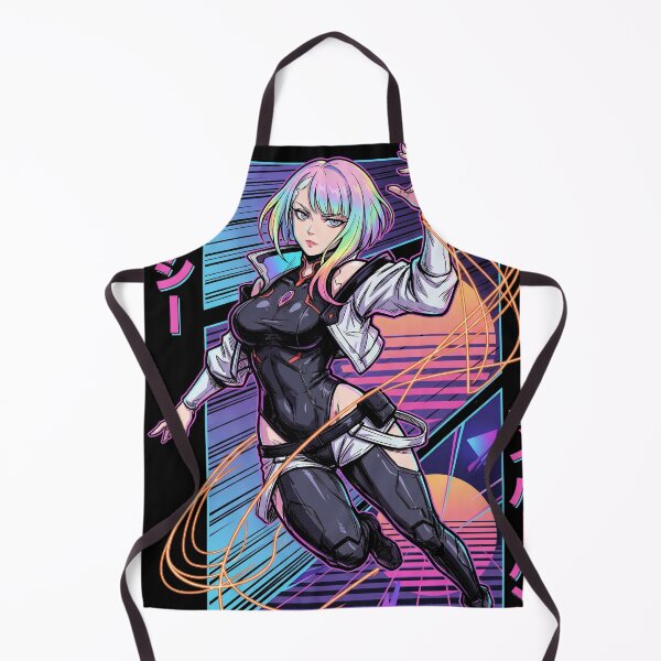 Item preview, Cyberpunk Edgerunners Lucy White Jacket Black Leotard Icon designed and sold by Senpaiwaves.