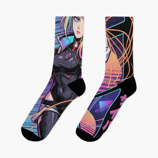 Item preview, Cyberpunk Edgerunners Lucy White Jacket Black Leotard Icon designed and sold by Senpaiwaves.