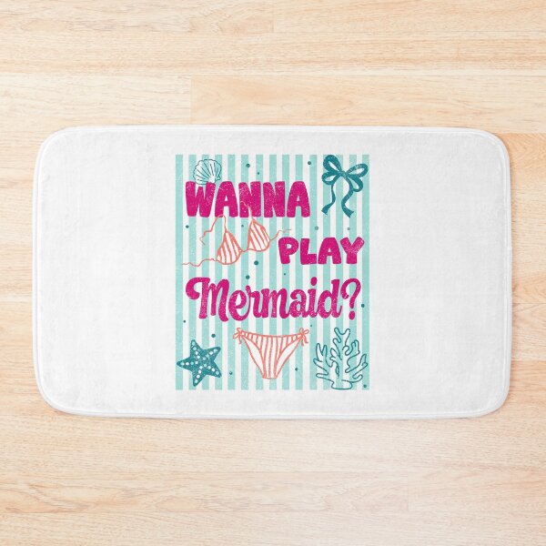 Item preview, Couquette Stripeds Wanna Play Mermaids, Summer Season designed and sold by vintagearttee.