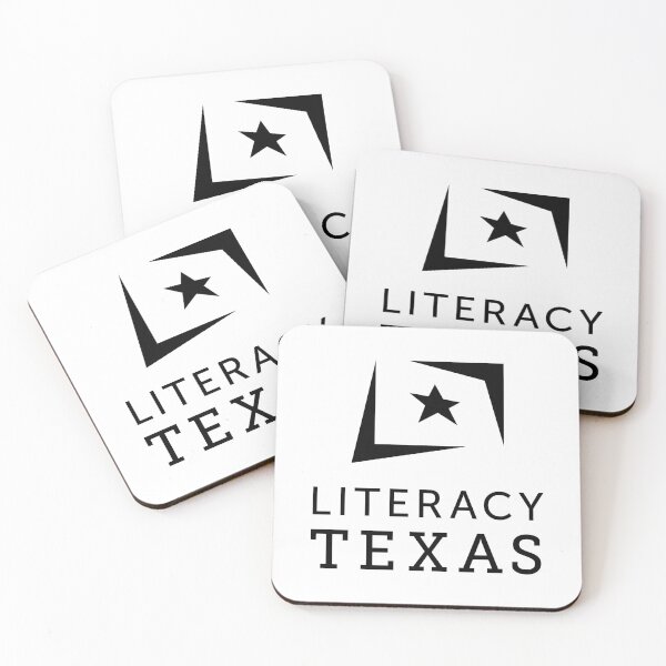 Artikelvorschau, Alphabetisierung Texas-Logo (schwarz, Hochformat) entworfen und verkauft von LiteracyTexas.