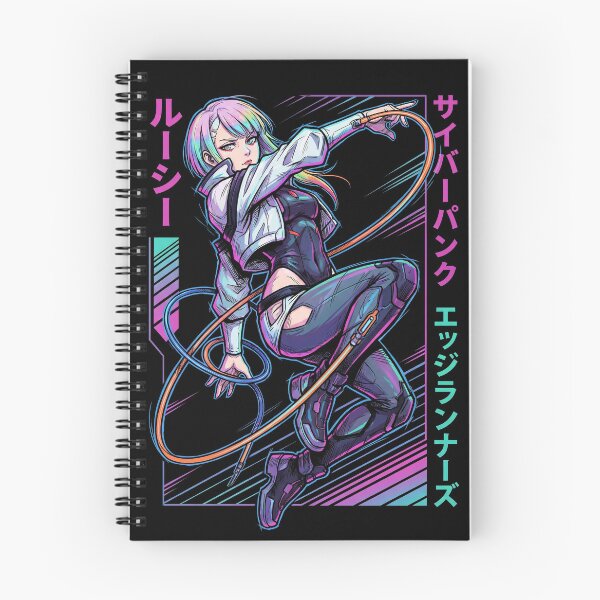 Item preview, Lucy Cyberpunk Edgerunners Red Purple Eyes Street Samurai Icon designed and sold by Senpaiwaves.