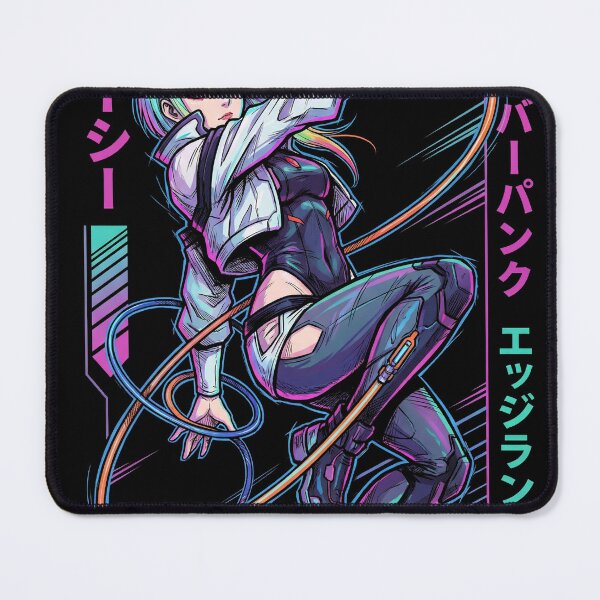 Item preview, Lucy Cyberpunk Edgerunners Red Purple Eyes Street Samurai Icon designed and sold by Senpaiwaves.