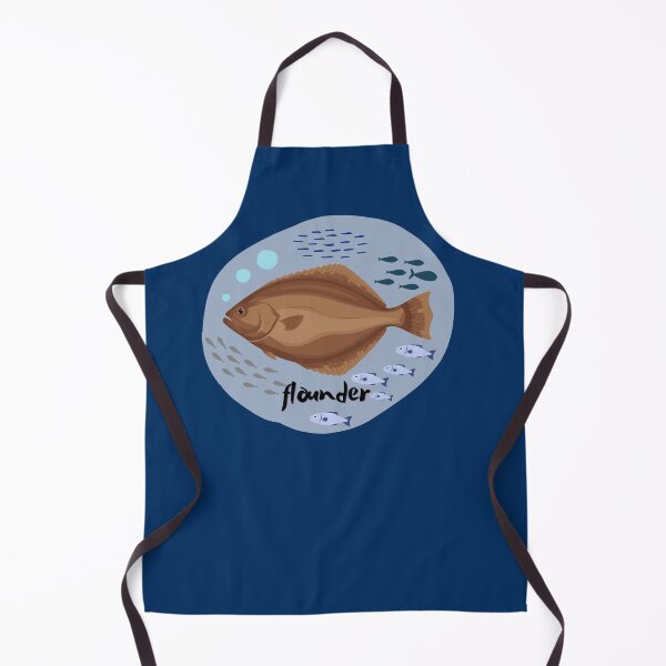 Item preview, Flounder Fish illustration designed and sold by AnulaArt.